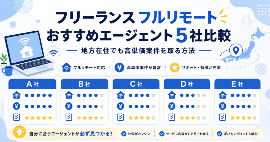 フリーランスエージェント フルリモート