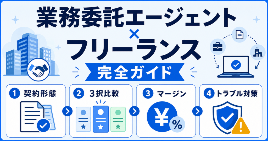 業務委託 エージェント フリーランス