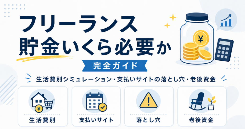 フリーランス 貯金 いくら必要