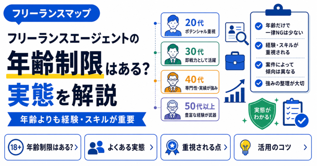 フリーランスエージェント 年齢制限