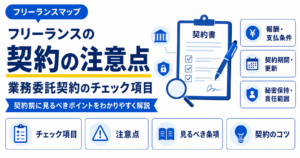 フリーランスエージェント 契約 注意点
