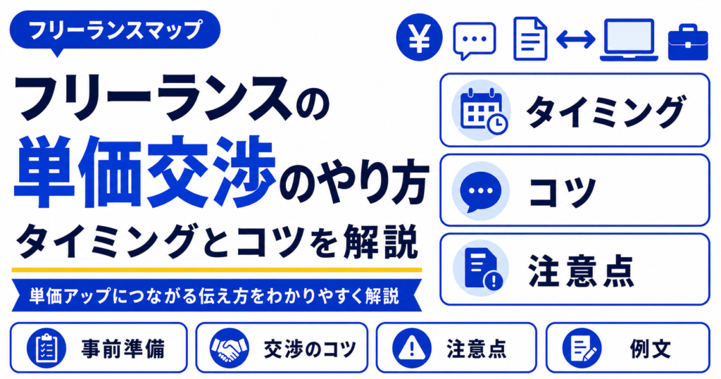フリーランスエージェント 単価交渉