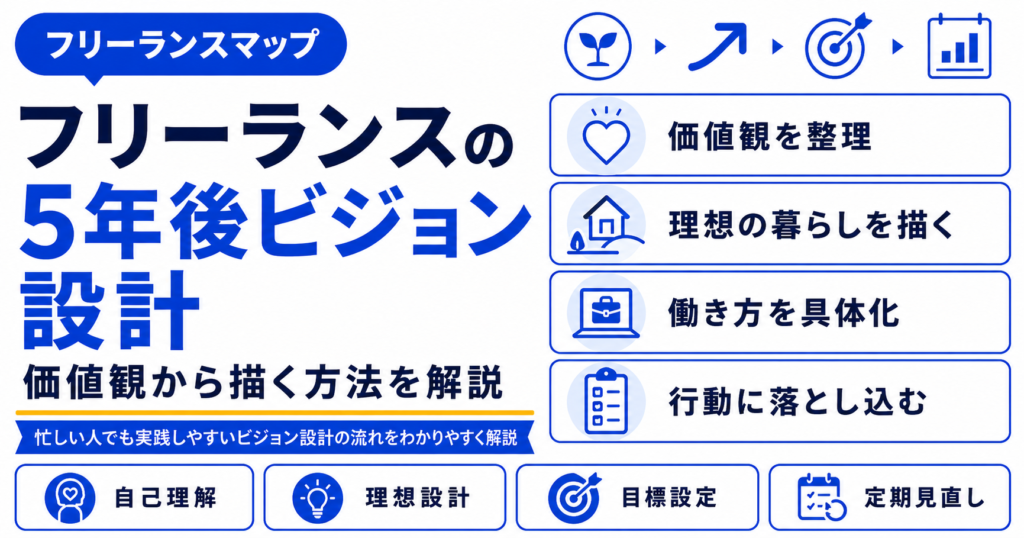 フリーランス 5年後 ビジョン 設計