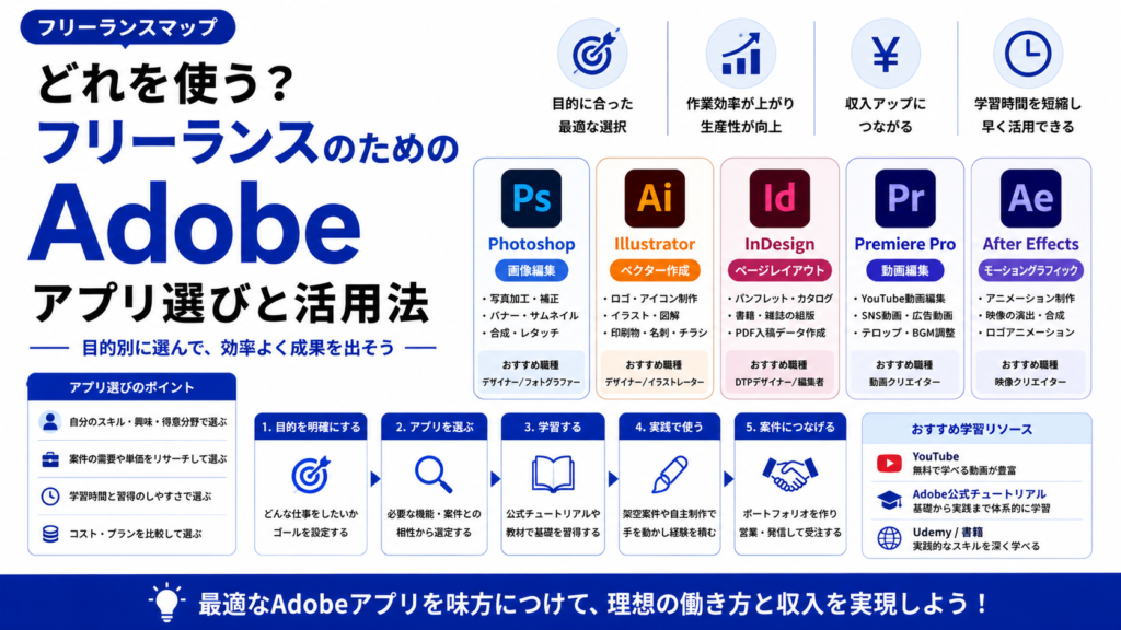 フリーランス Adobe 活用