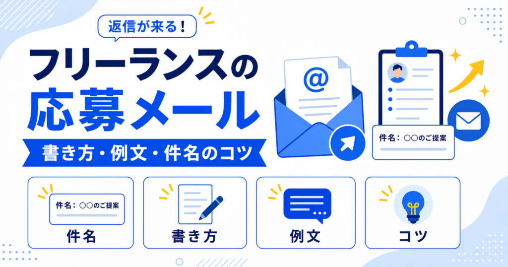 フリーランス 案件 応募 メール