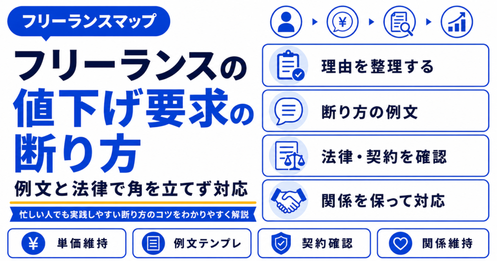 フリーランス 値下げ 要求 断り方