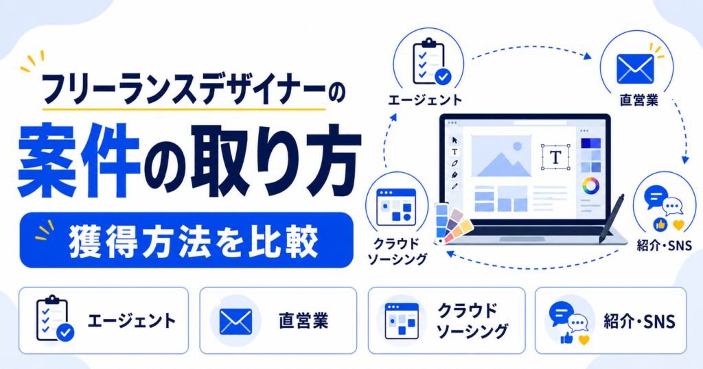 フリーランス デザイナー 案件 取り方