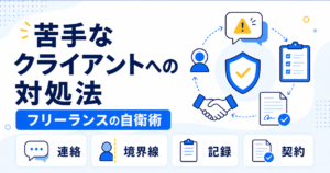 フリーランス 苦手 クライアント 対処
