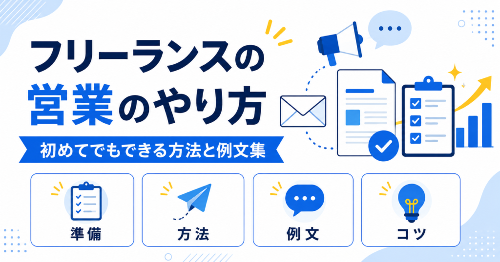 フリーランス 営業 初めて