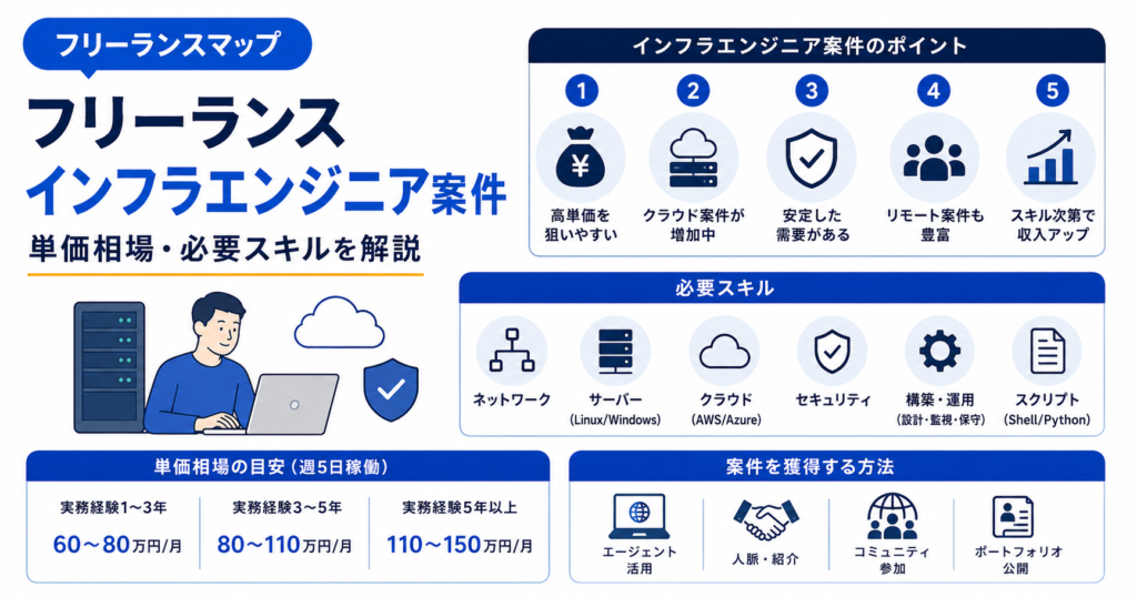 フリーランス インフラ エンジニア 案件