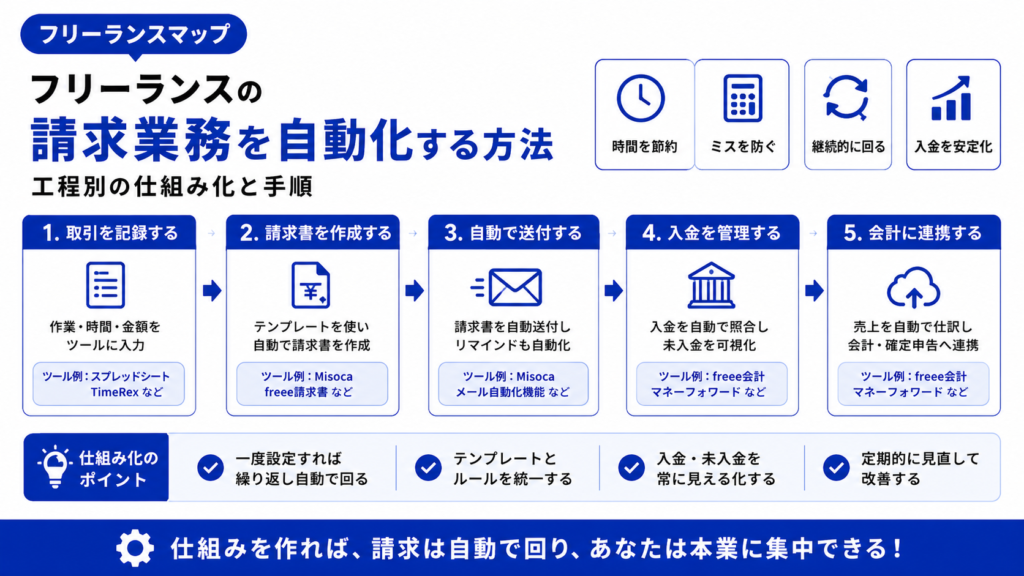 フリーランス 請求 自動化