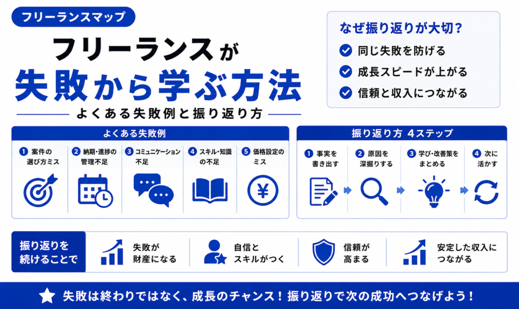 フリーランス 失敗 から 学ぶ