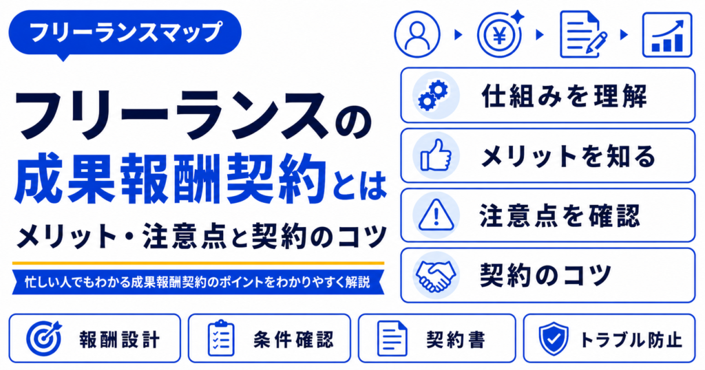 フリーランス 成果報酬 契約