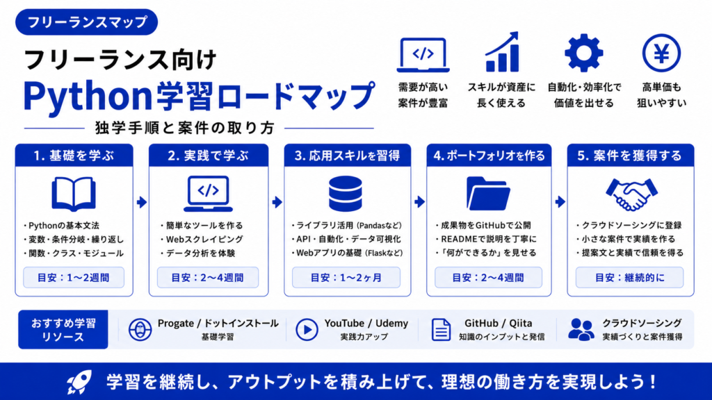 フリーランス Python 学習