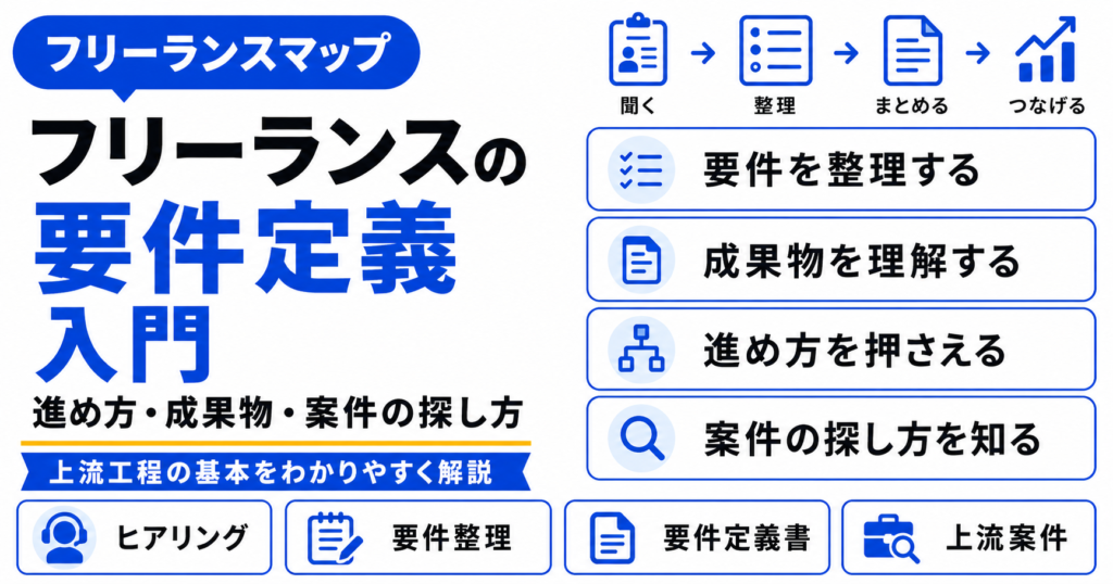 フリーランス 要件定義