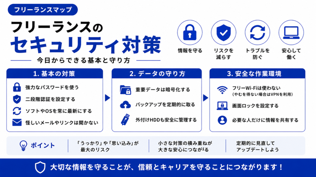 フリーランス セキュリティ 対策