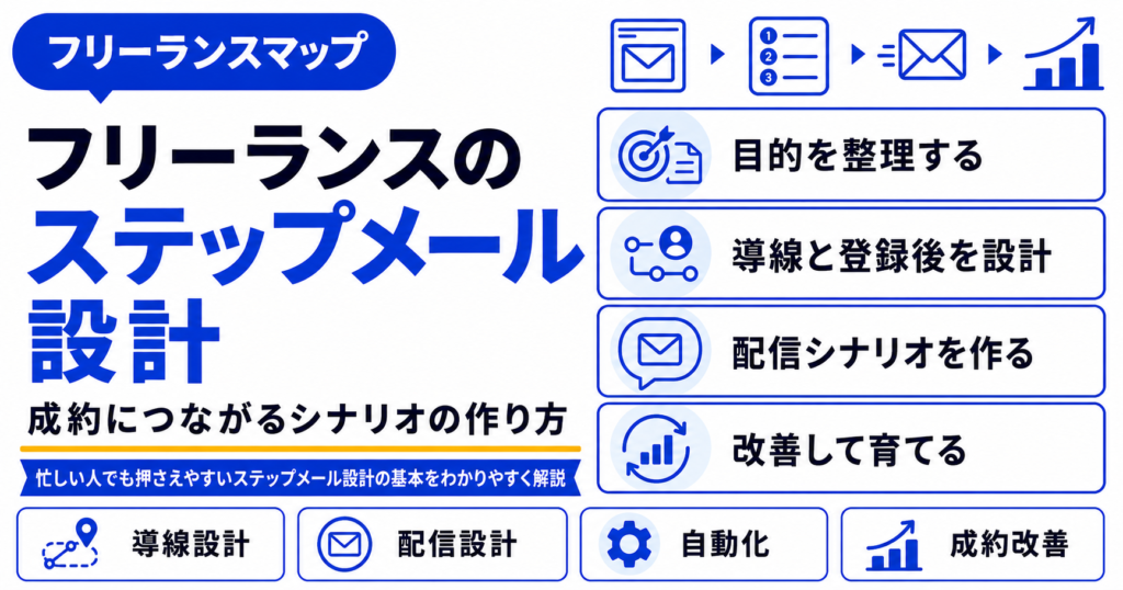 フリーランス ステップメール 設計
