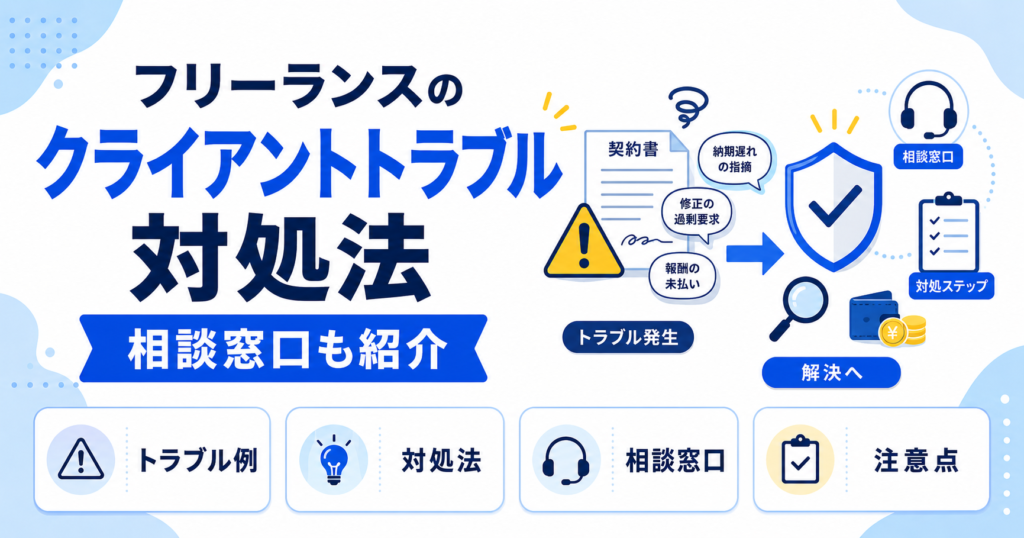 フリーランス クライアント トラブル 対処