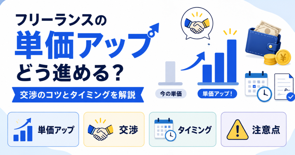 フリーランス 単価 上げる