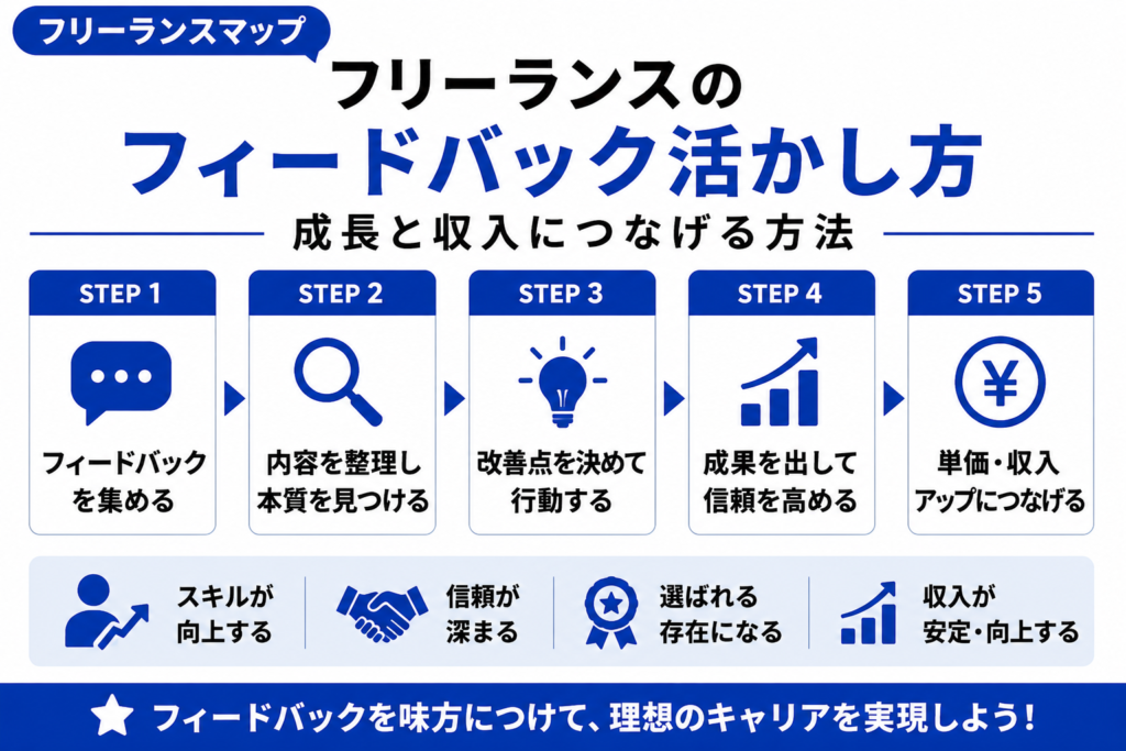 フリーランス フィードバック 活かし方