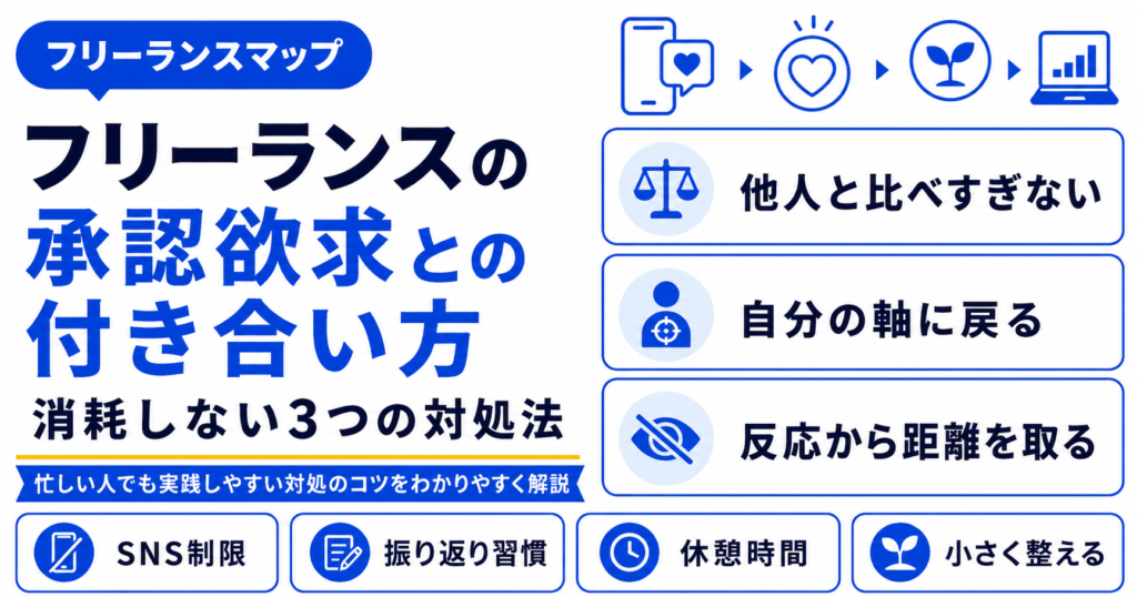 フリーランス 承認欲求 対処