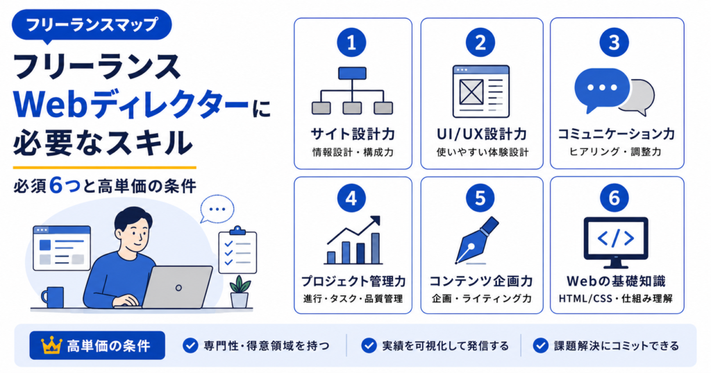フリーランス Webディレクター スキル