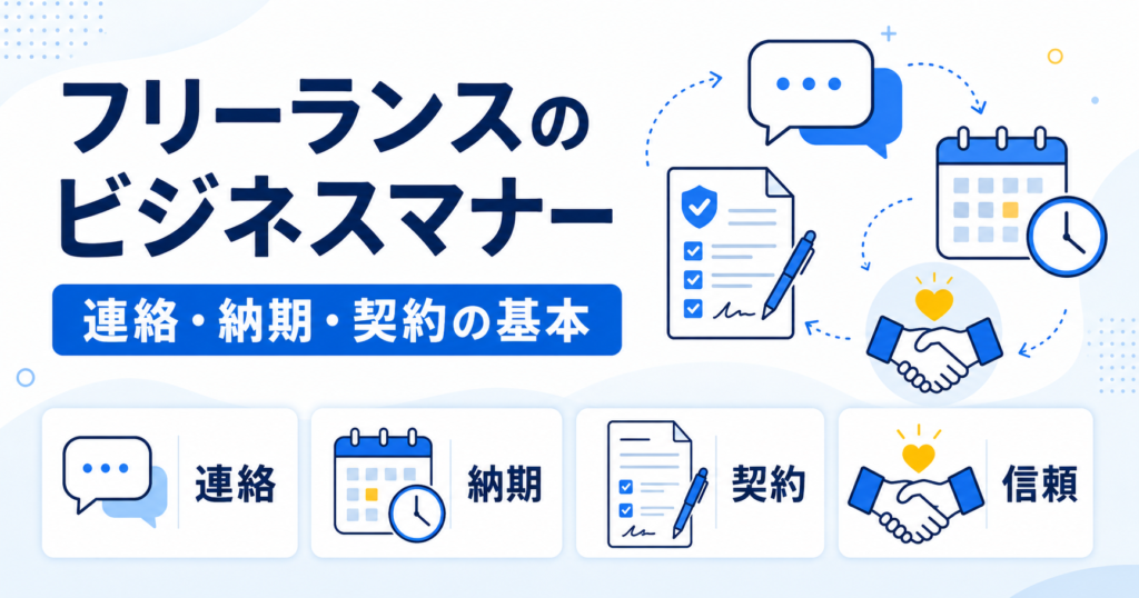 フリーランス ビジネス マナー