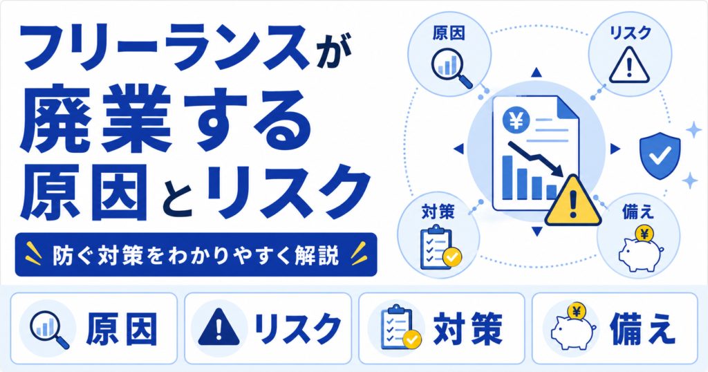 フリーランス 廃業 リスク