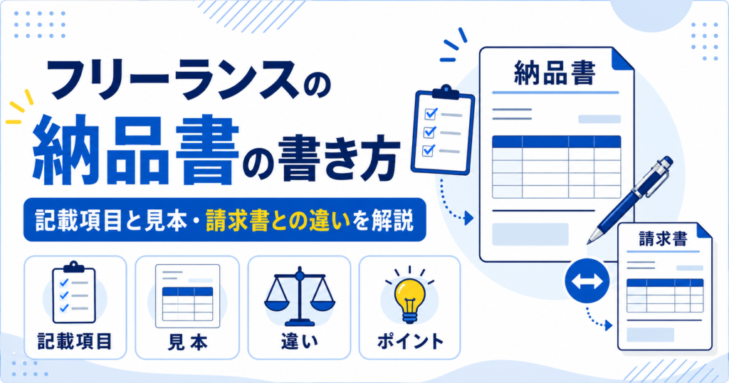 フリーランス 納品書 書き方