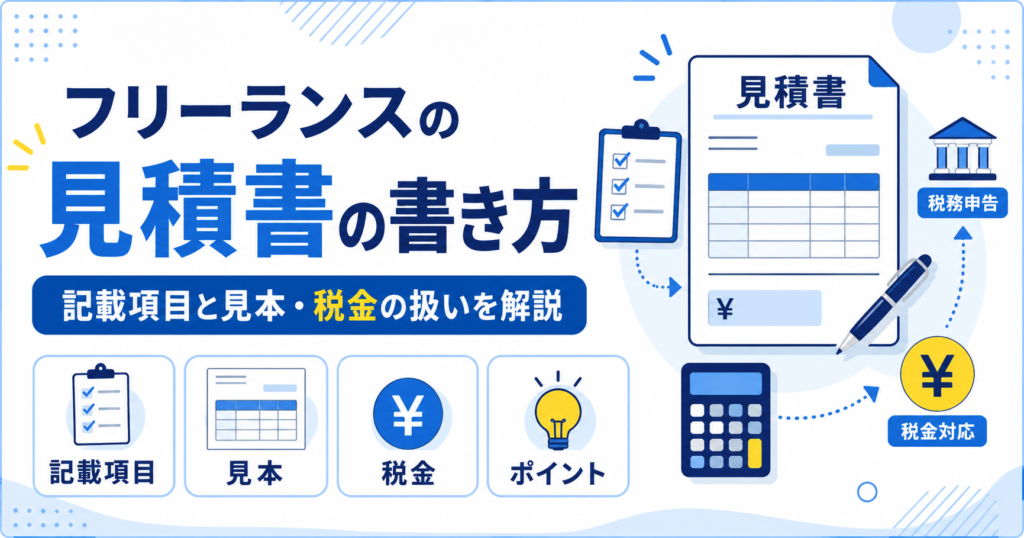 フリーランス 見積書 書き方