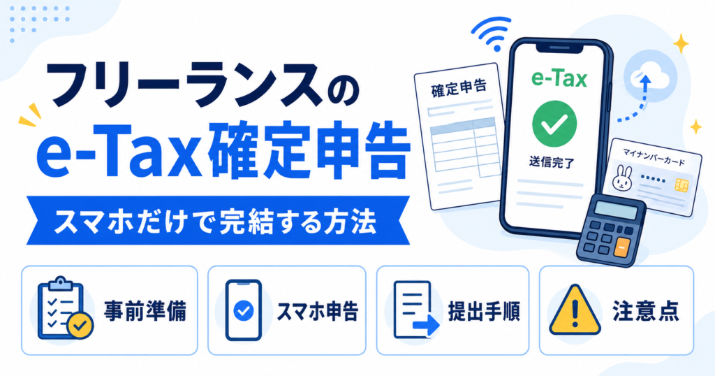 フリーランス 確定申告 e-Tax