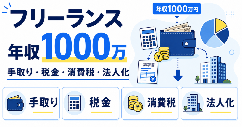 フリーランス 年収 1000万
