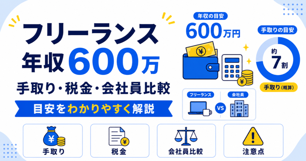 フリーランス 年収 600万