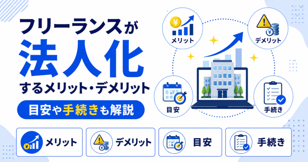 フリーランス 法人化 メリット