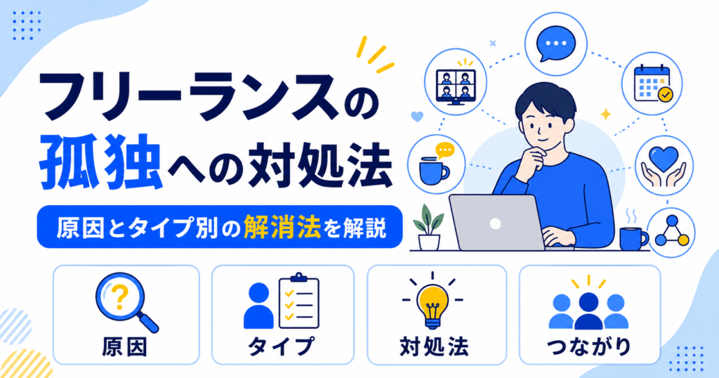 フリーランス 孤独 対処