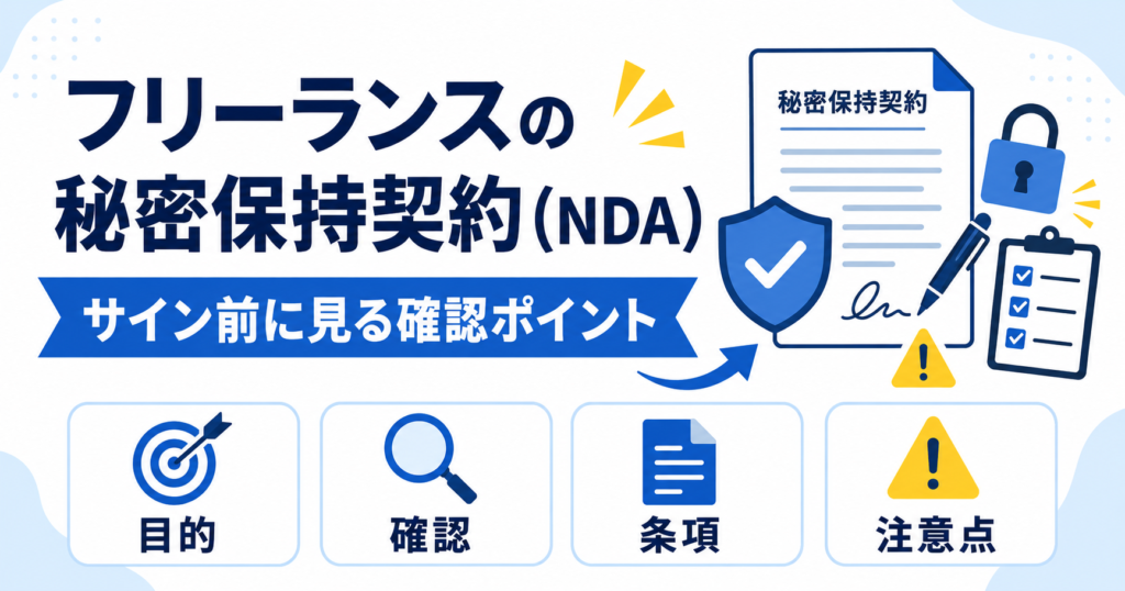 フリーランス 秘密保持契約