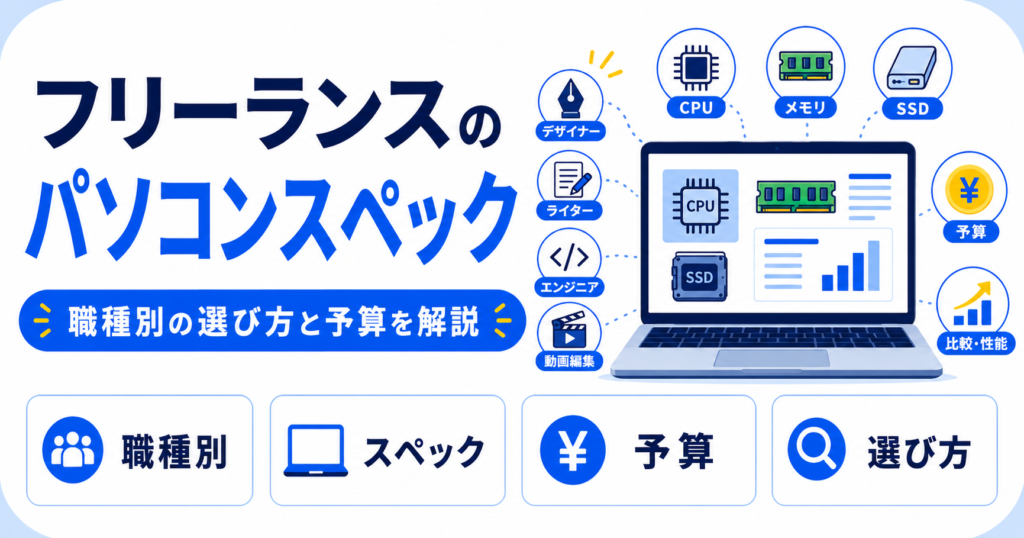 フリーランス パソコン スペック