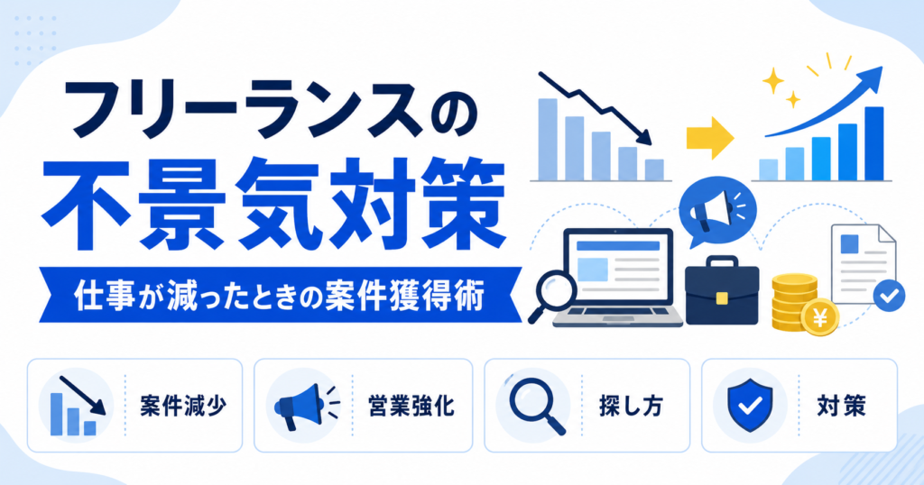 フリーランス 不景気 対策