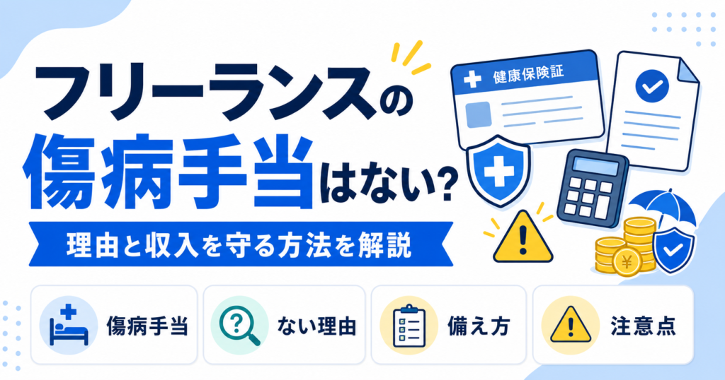 フリーランス 傷病手当 もらえない