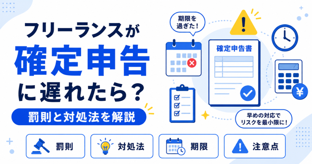 フリーランス 確定申告 遅れた