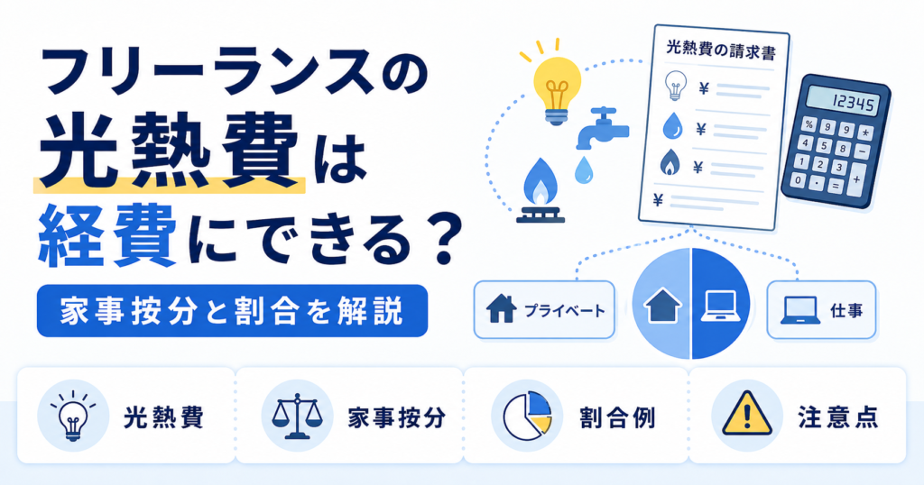 フリーランス 光熱費 経費