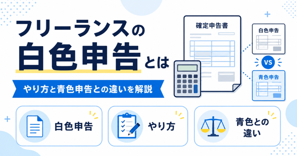 フリーランス 白色申告