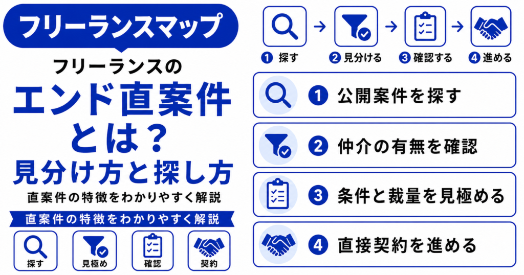 フリーランスエージェント エンド直案件