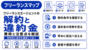 フリーランスエージェント 解約 違約金