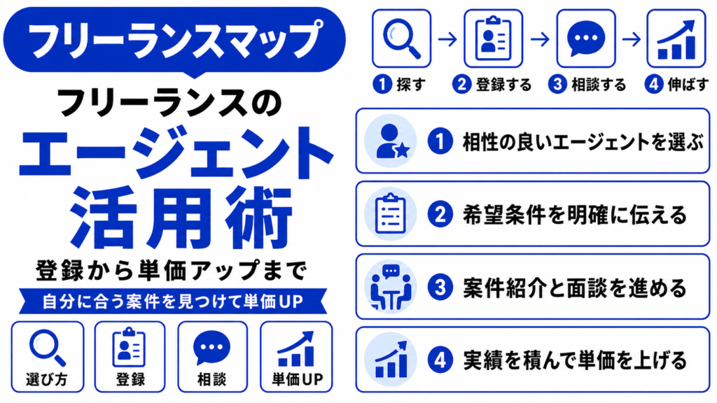 フリーランスエージェント 活用術