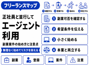 フリーランスエージェント 正社員 並行