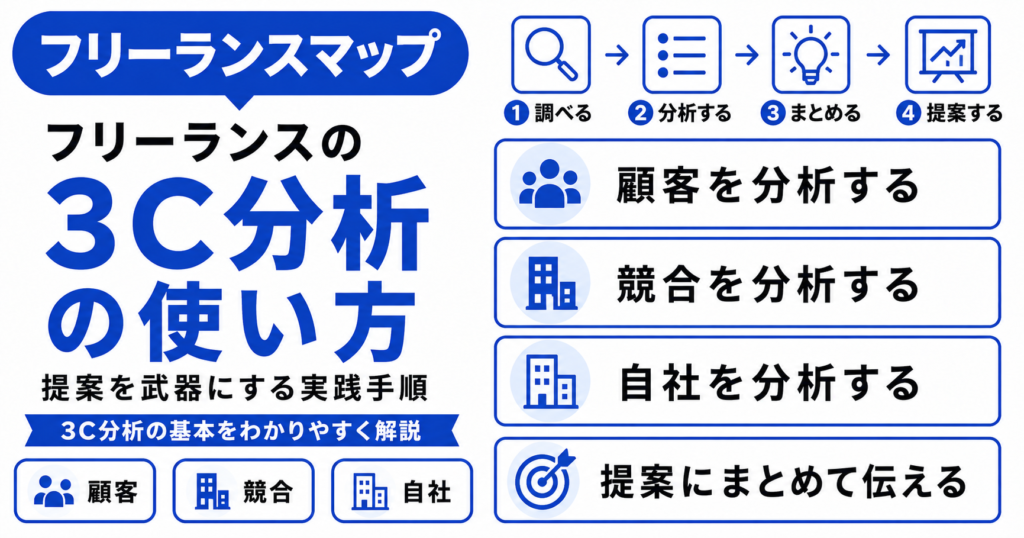 フリーランス 3C分析 使い方