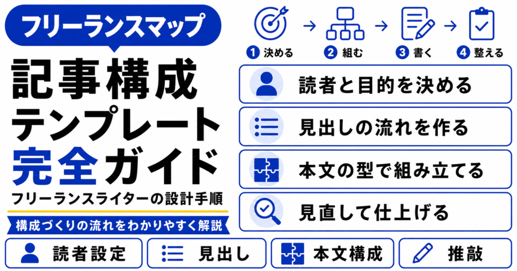 フリーランス 記事 構成 テンプレ
