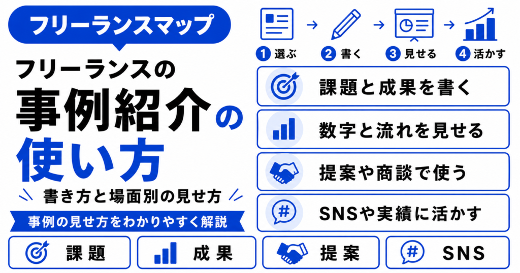 フリーランス 事例紹介 効果的な 使い方