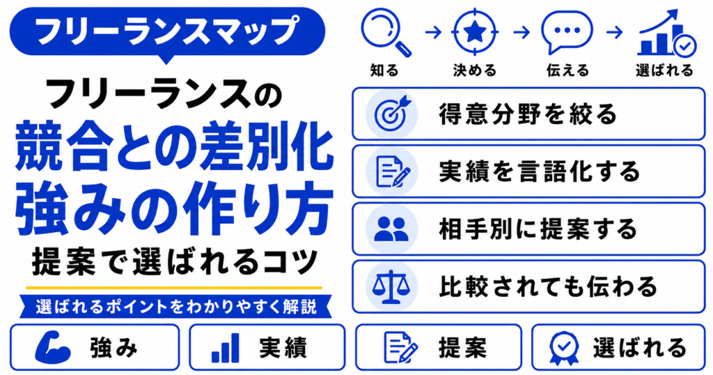 フリーランス 競合 差別化 提案